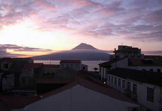 View of Mount Pico from the expedition base
